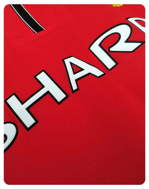 1998 David Beckham Signed Printed Jersey Manchester United + COA - Image 4