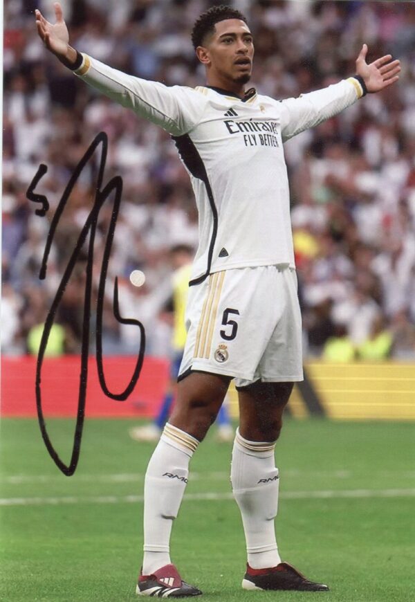 Jude Bellingham Real Madrid Photo – Signed Printed Autograph