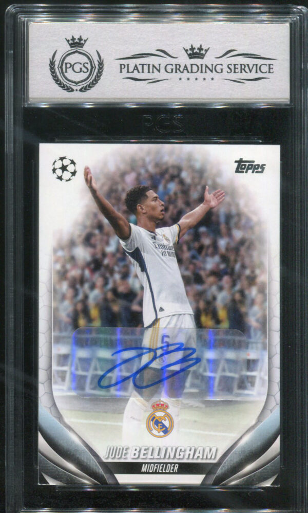 Jude Bellingham Topps Auto Card Real Madrid – PGS Graded