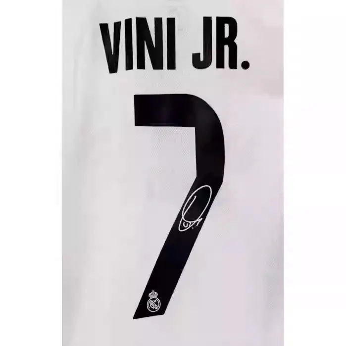 2025 Vini Jr Signed Printed Jersey Real Madrid #7 – COA - Image 2